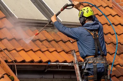 Démoussage et hydrofuge de toiture à Saint-André-d'Apchon